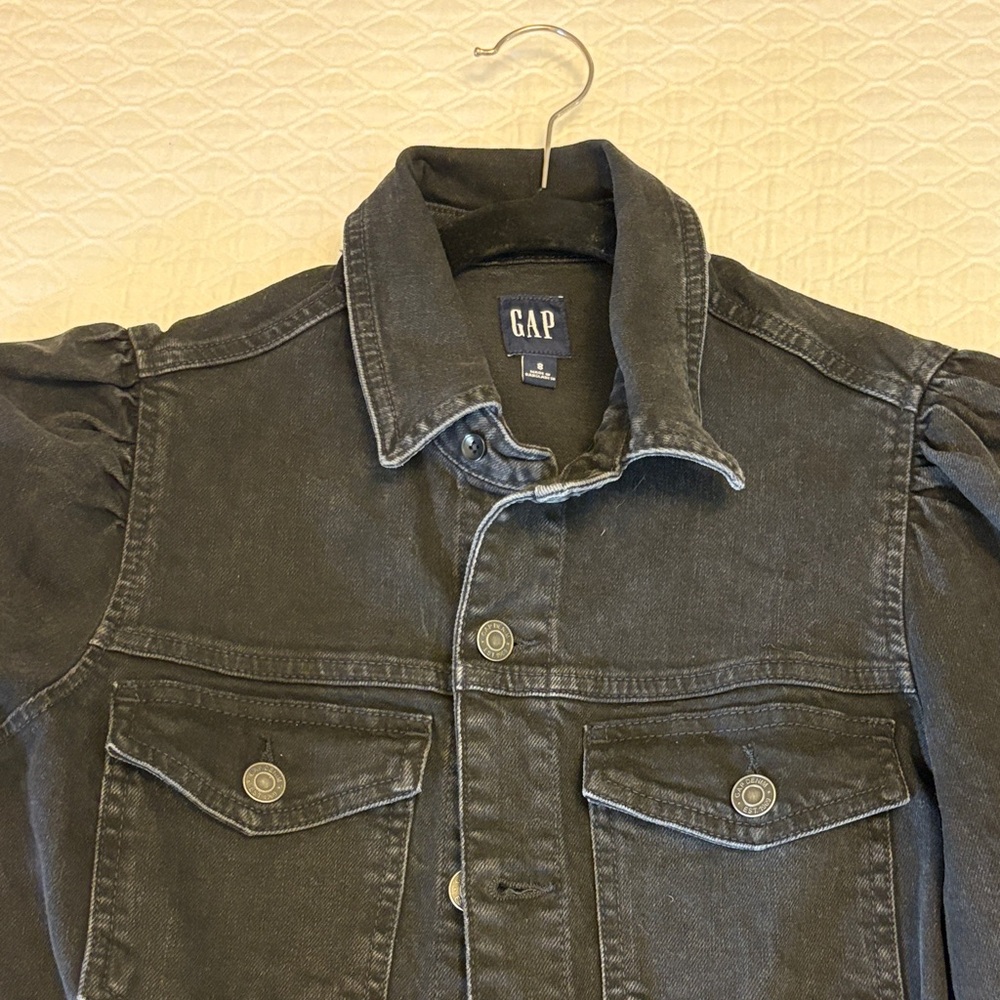 GAP Women’s Charcoal Denim Jumpsuit